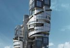 صب أعمدة الطابق 12 لمقسم Infinity Tower H23 في ماروتا سيتي
