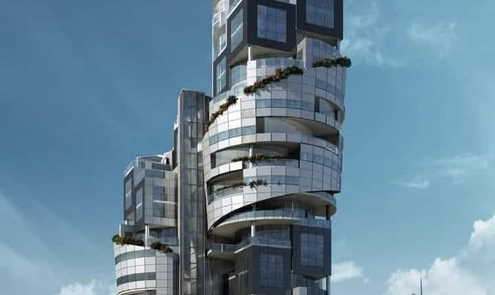 صب أعمدة الطابق 12 لمقسم Infinity Tower H23 في ماروتا سيتي