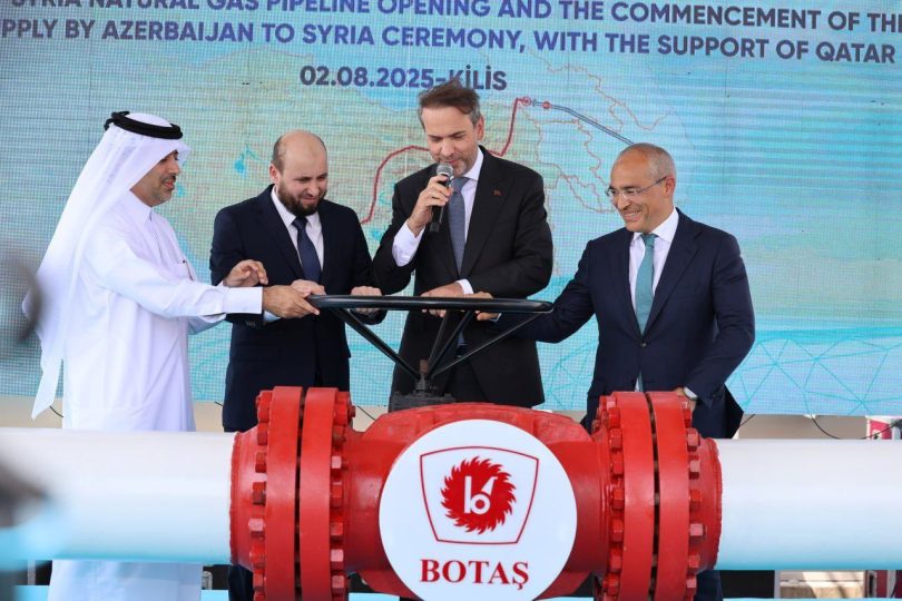 أذربيجان ستصدر 1.2 مليار متر مكعب من الغاز سنوياً إلى سوريا