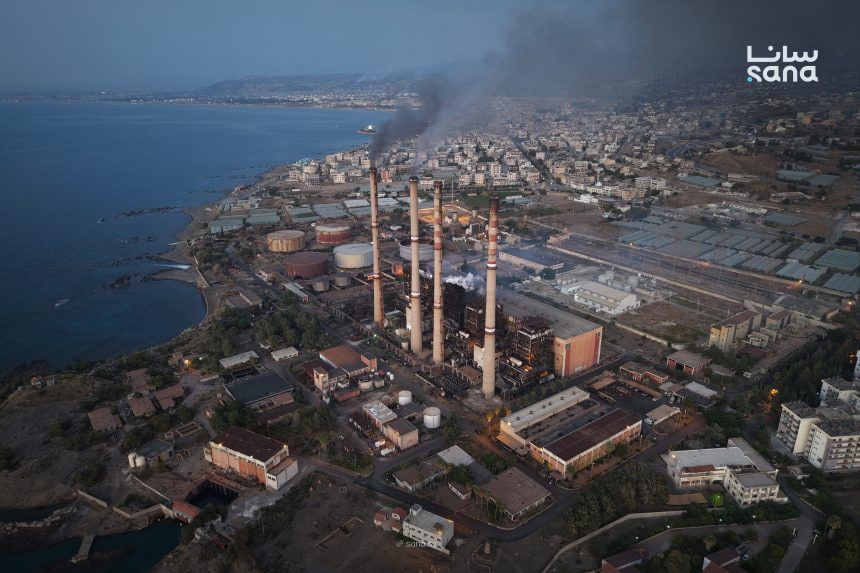 محطة بانياس لتوليد الكهرباء تعود للخدمة بعد توقفها لعشر سنوات