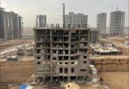 صب سقف الطابق الخامس في المقسم H18 ضمن ماروتا سيتي