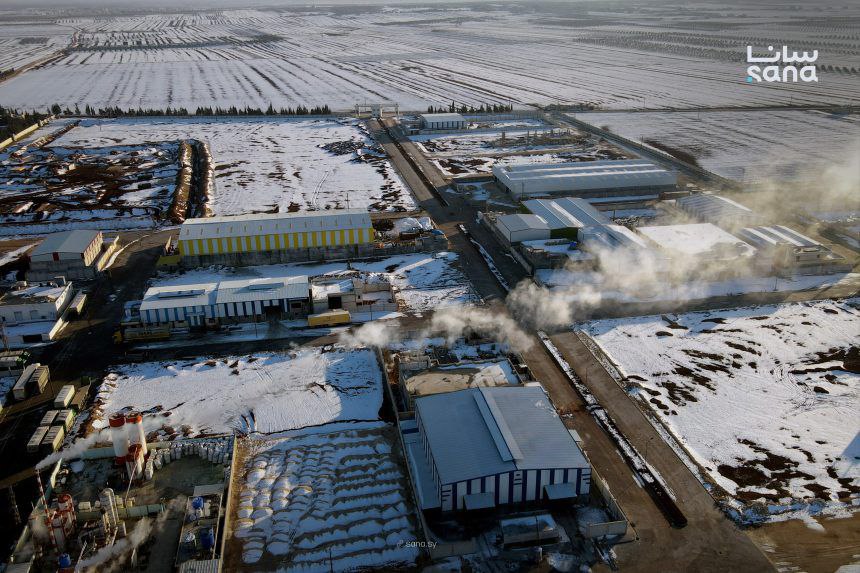 وفد صناعي تركي يطلع على واقع العمل في المدينة الصناعية في أعزاز بريف حلب