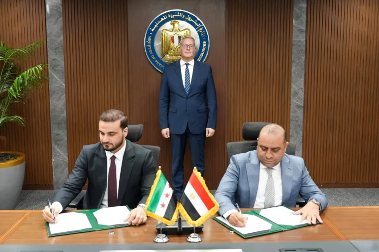مصر وسوريا تتفقان على التعاون في قطاعي الغاز والنفط