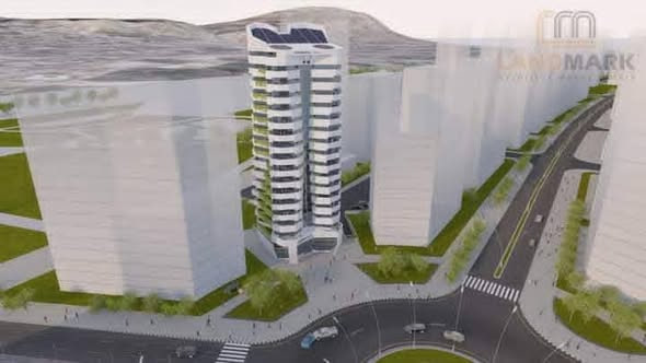 صب المرحلة الثانية من جدران القص في الطابق السادس للمقسم M83 في برج الياسمين