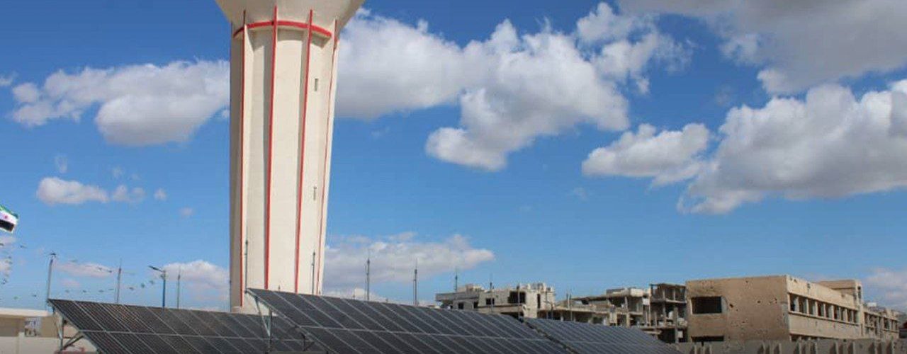 تدشين أول مشروع مياه في الحجر الأسود بعد استكمال تجهيزه