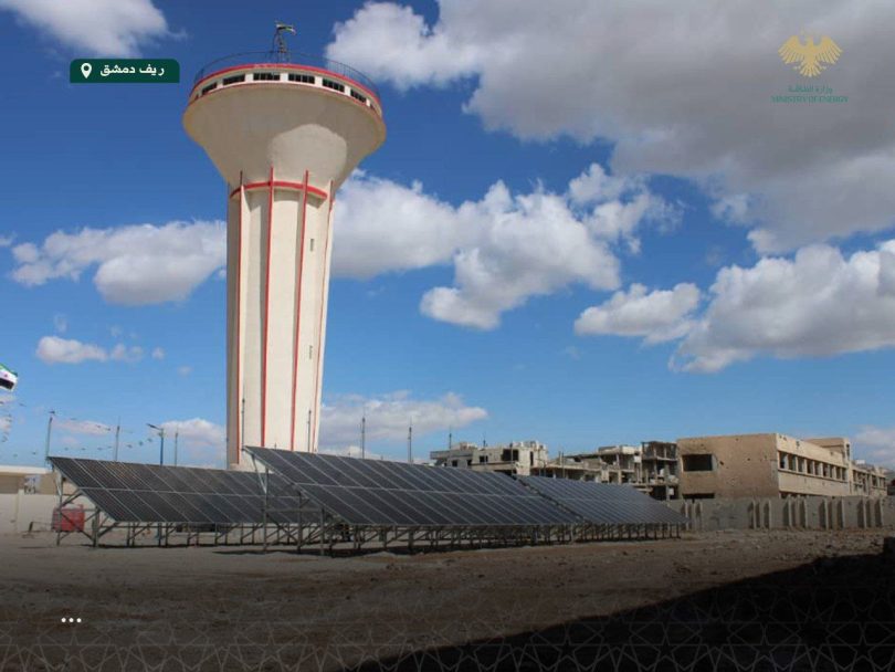 تدشين أول مشروع مياه في الحجر الأسود بعد استكمال تجهيزه