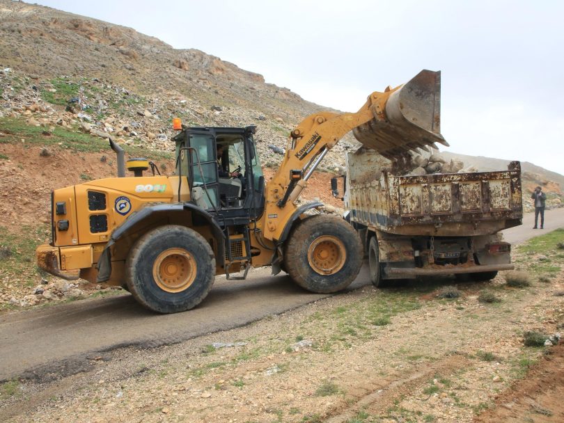 إطلاق حملة ترحيل أنقاض في ريف دمشق