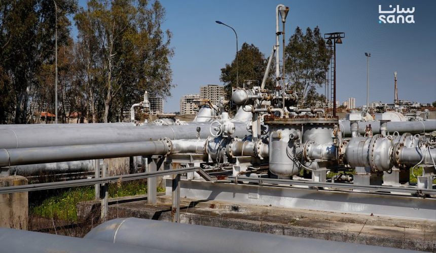 إعادة تشغيل محطة الضخ الرئيسية للنفط في حمص