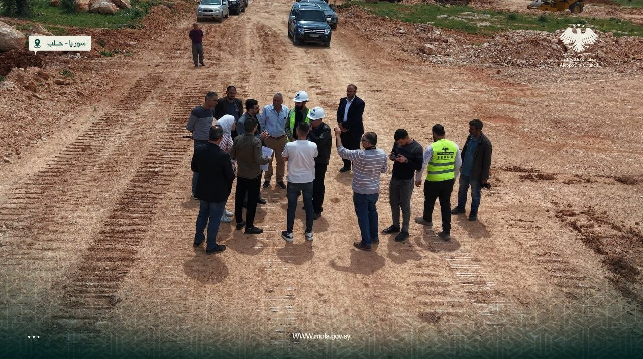 مجلس مدينة حلب يواصل تجهيز البنية التحتية في منطقة W3