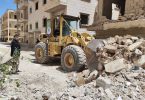 ترحيل أكثر من 96 ألف متر مكعب في منطقتي اعزاز وجبل سمعان بحلب