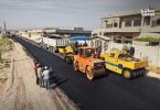 الخدمات الفنية بحمص تنجز تأهيل طريق حسياء–جندر