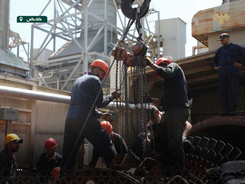 بدء صيانة العنفة الغازية الثانية في محطة جندر بحمص لرفع كفاءة التوليد وتحسين الجاهزية التشغيلية