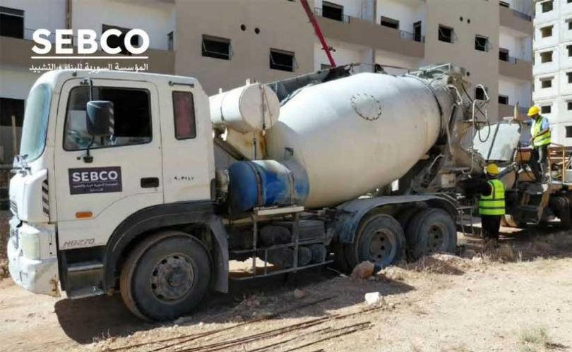 المؤسسة السورية للبناء والتشييد تواصل جهودها في “ضاحية قدسيا”