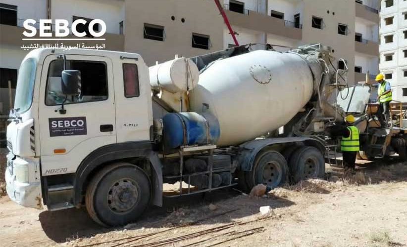المؤسسة السورية للبناء والتشييد تواصل جهودها في “ضاحية قدسيا”