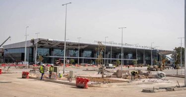 استمرار أعمال إنشاء مبنى الركاب رقم 2 بمطار دمشق الدولي بوتيرة متسارعة